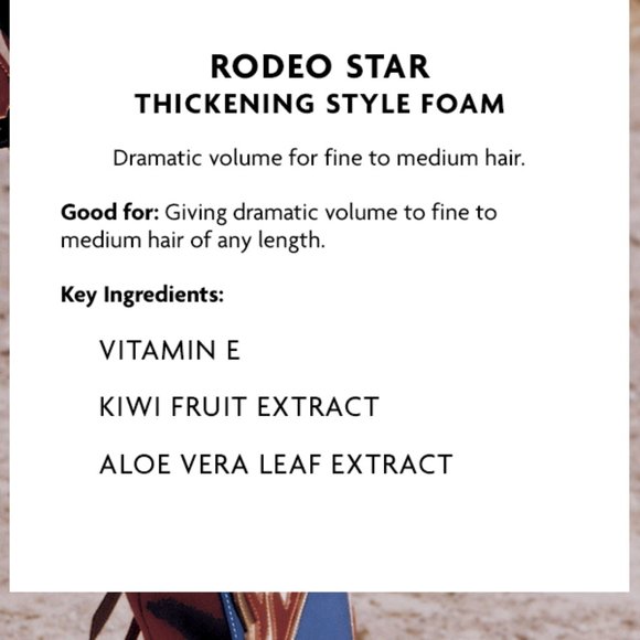 NEW! R+Co RODEO STAR Thickening Style Foam hair - Picture 5 of 5